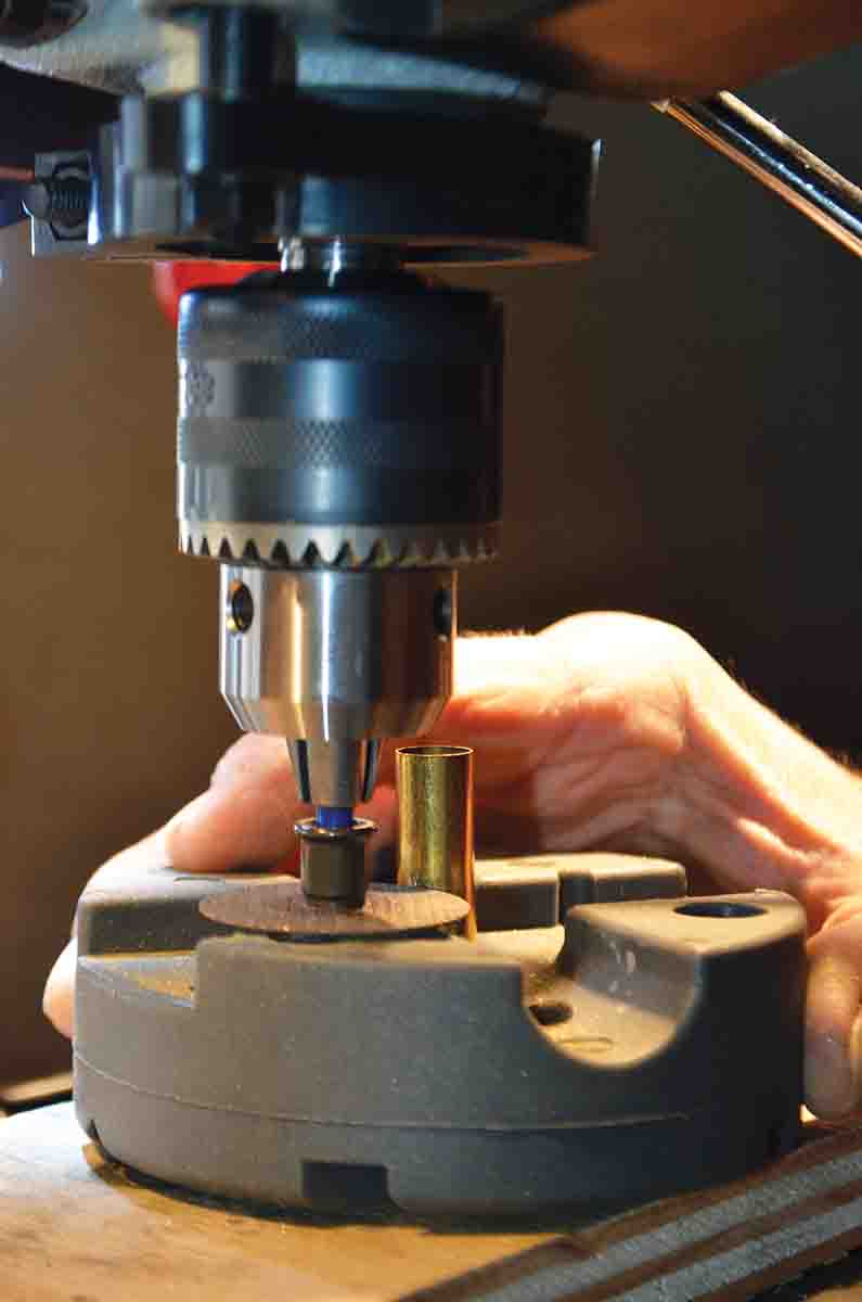 The brass is easily cut to length on a drill press with a fine cutting wheel.